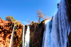 Ouzoud waterfalls in marrakech