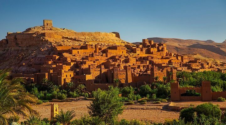 IMAGEN — Kasbah Aït Ben Haddou Cielo Azul